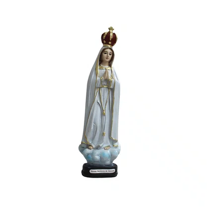 Imagem de Nossa Senhora de Fátima de Resina Nacional - 20 cm