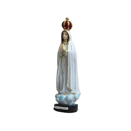 Imagem de Nossa Senhora de Fátima de Resina Nacional - 20 cm