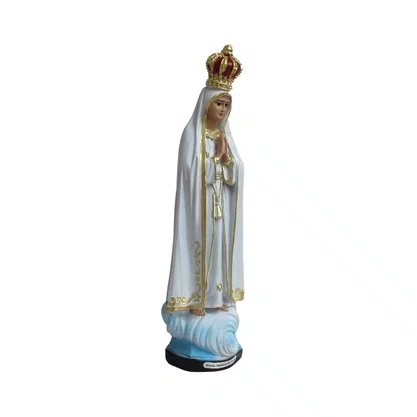Imagem de Nossa Senhora de Fátima de Resina Nacional - 25 cm