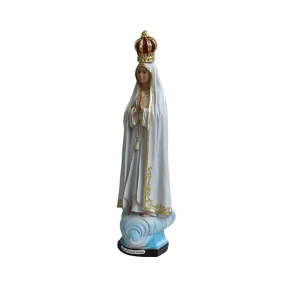 Imagem de Nossa Senhora de Fátima de Resina Nacional - 25 cm