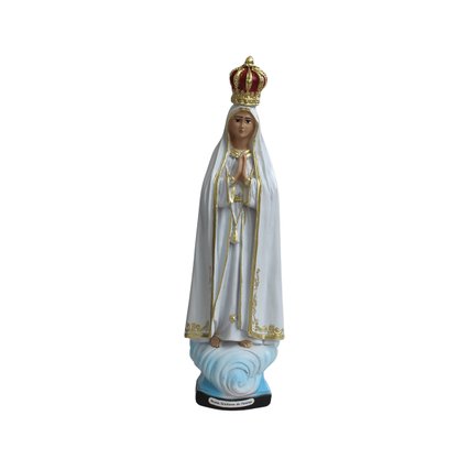 Imagem de Nossa Senhora de Fátima de Resina Nacional - 25 cm Imagem de Nossa Senhora de Fátima de Resina Nacional - 25 cm