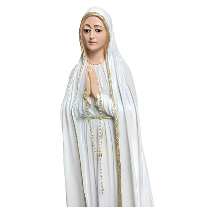 Imagem de Nossa Senhora de Fátima de Resina Nacional - 65 cm