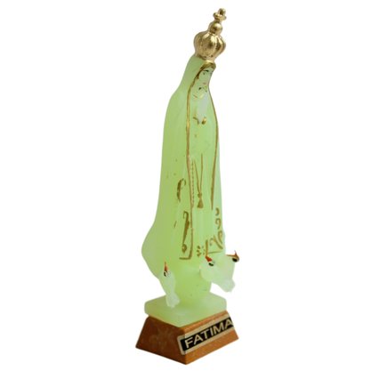 Imagem de Nossa Senhora de Fátima Fosforescente - 9,5 cm