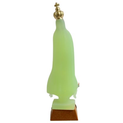 Imagem de Nossa Senhora de Fátima Fosforescente - 9,5 cm