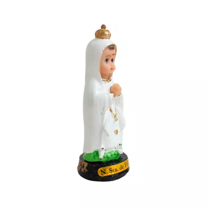 Imagem de Nossa Senhora de Fátima Infantil Resina Nacional - 7 cm