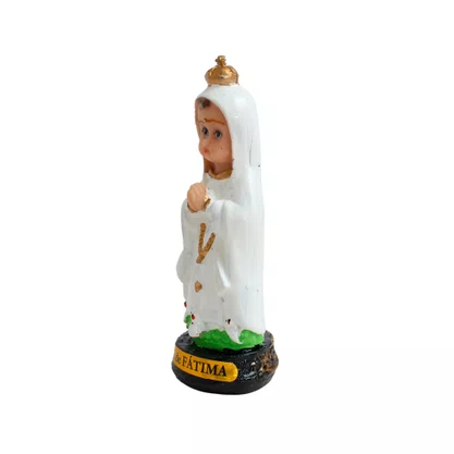 Imagem de Nossa Senhora de Fátima Infantil Resina Nacional - 7 cm