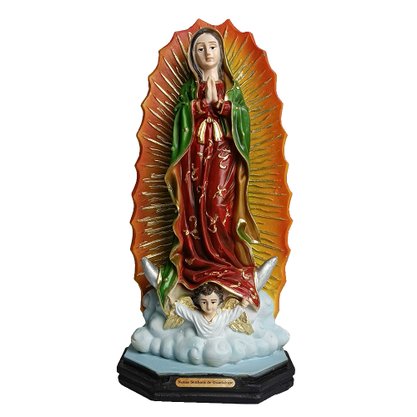 Imagem de Nossa Senhora de Guadalupe de Resina Nacional - 30 cm