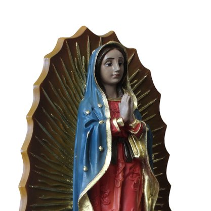 Imagem de Nossa Senhora de Guadalupe de Resina Nacional - 30 cm