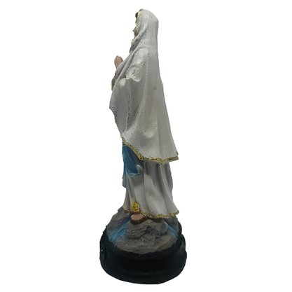 Imagem de Nossa Senhora de Lourdes de Resina Nacional -  14 cm
