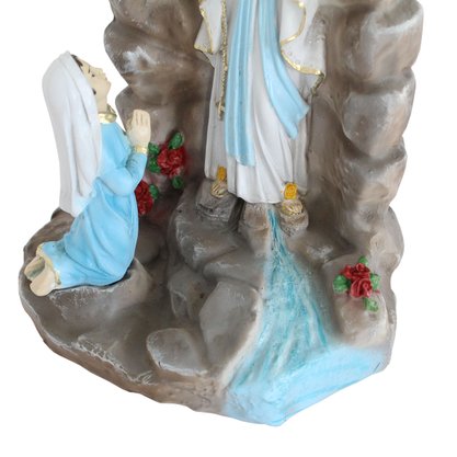 Imagem de Nossa Senhora de Lourdes Gruta de Resina Nacional - 24 Cm