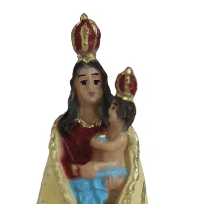 Imagem de Nossa Senhora de Nazaré de Resina Nacional - 12 cm