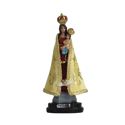 Imagem de Nossa Senhora de Nazaré de Resina Nacional - 15 cm