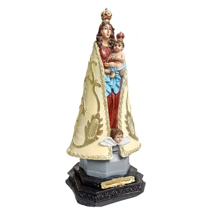Imagem de Nossa Senhora de Nazaré de Resina Nacional - 22 cm