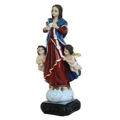 Imagem de Nossa Senhora Desatadora dos Nós de Resina Nacional - 20 cm