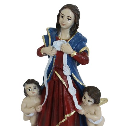 Imagem de Nossa Senhora Desatadora dos Nós de Resina Nacional - 20 cm