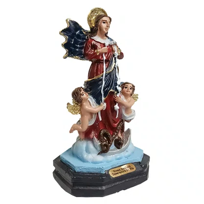 Imagem de Nossa Senhora Desatadora dos Nós de Resina Nacional - 12 cm
