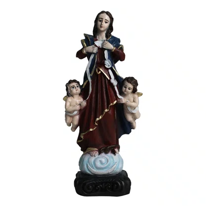 Imagem de Nossa Senhora Desatadora dos Nós de Resina Nacional - 20 cm