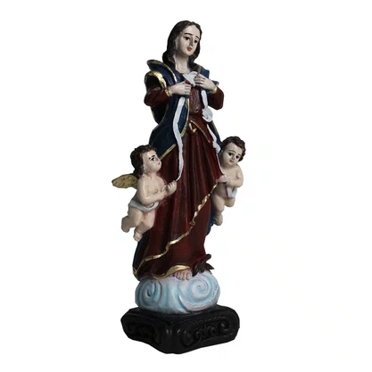 Imagem de Nossa Senhora Desatadora dos Nós de Resina Nacional - 20 cm