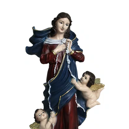 Imagem de Nossa Senhora Desatadora dos Nós de Resina Nacional - 31 cm
