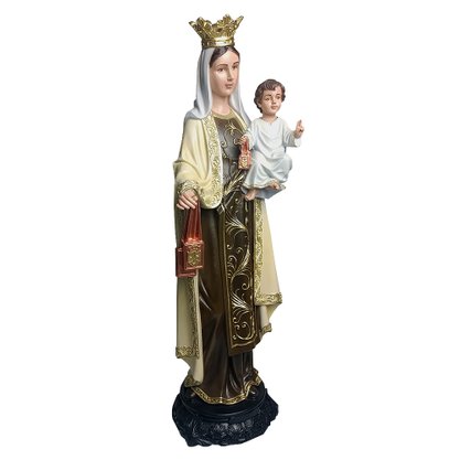 Imagem de Nossa Senhora do Carmo de Resina Nacional - 63 cm