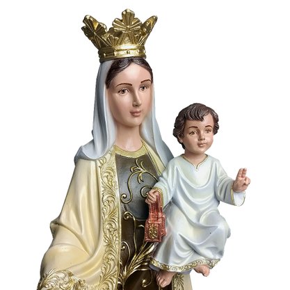 Imagem de Nossa Senhora do Carmo de Resina Nacional - 63 cm