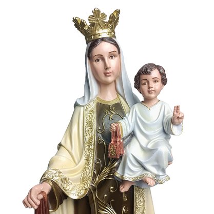 Imagem de Nossa Senhora do Carmo de Resina Nacional - 63 cm
