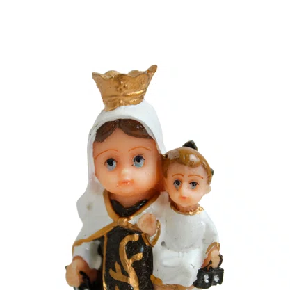 Imagem de Nossa Senhora do Carmo Infantil Resina Nacional - 9 cm