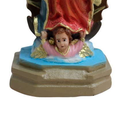 Imagem de Nossa Senhora do Guadalupe de Resina Nacional - 14 cm