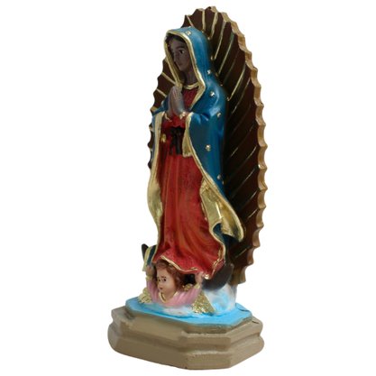 Imagem de Nossa Senhora do Guadalupe de Resina Nacional - 14 cm