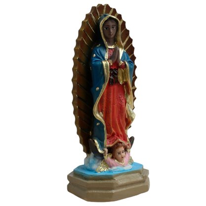 Imagem de Nossa Senhora do Guadalupe de Resina Nacional - 14 cm