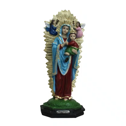Imagem de Nossa Senhora do Perpétuo do Socorro de Resina Nacional - 20 cm