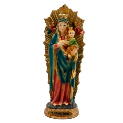 Imagem de Nossa Senhora do Perpétuo Socorro de Resina Importada - 20cm