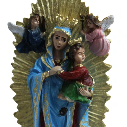 Imagem de Nossa Senhora do Perpétuo Socorro de Resina Nacional - 15 cm