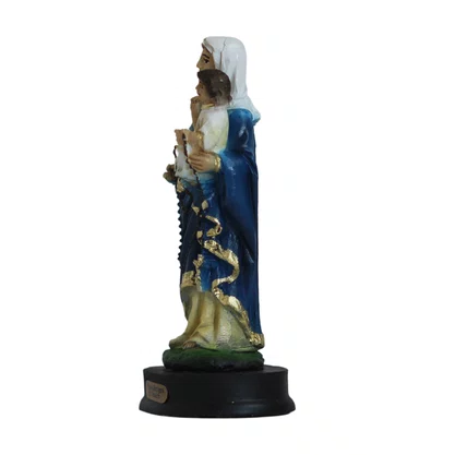 Imagem de Nossa Senhora do Rosário de Resina Nacional - 12 cm