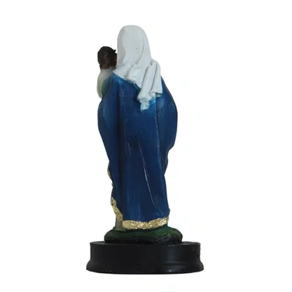 Imagem de Nossa Senhora do Rosário de Resina Nacional - 12 cm