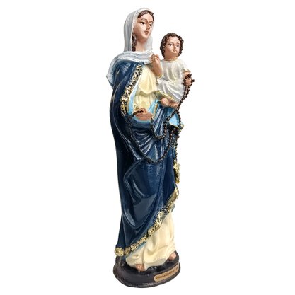 Imagem de Nossa Senhora do Rosário de Resina Nacional - 20 cm