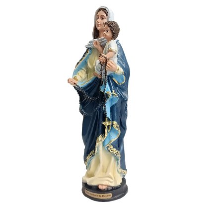 Imagem de Nossa Senhora do Rosário de Resina Nacional - 20 cm