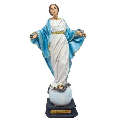 Imagem de Nossa Senhora do Sorriso de Resina Nacional - 20 cm