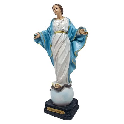 Imagem de Nossa Senhora do Sorriso de Resina Nacional - 20 cm