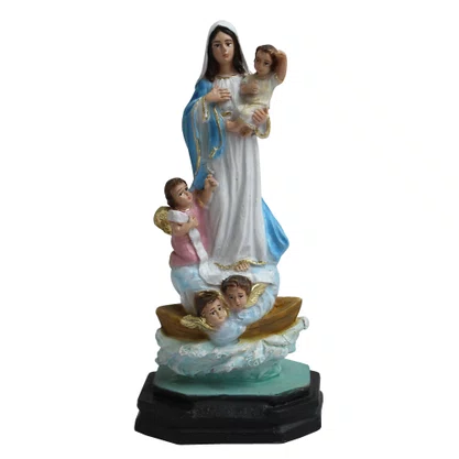 Imagem de Nossa Senhora dos Navegantes de Resina Nacional - 14 cm