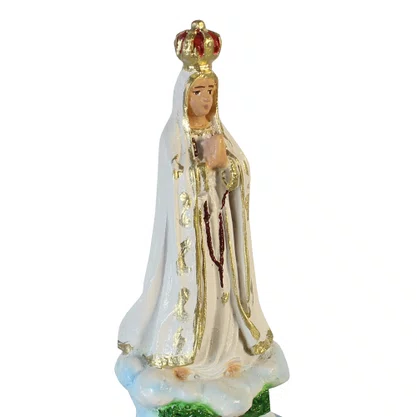 Imagem de Nossa Senhora Fátima de Resina Nacional - 12 cm