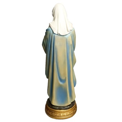 Imagem de Nossa Senhora Grávida de Resina Importada - 29,5cm