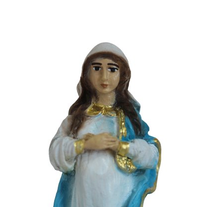 Imagem de Nossa Senhora Grávida de Resina Nacional - 12 cm