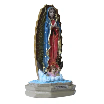Imagem de Nossa Senhora Guadalupe de Resina Nacional - 11 cm