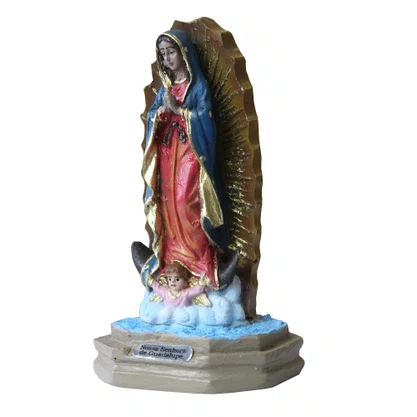 Imagem de Nossa Senhora Guadalupe de Resina Nacional - 11 cm
