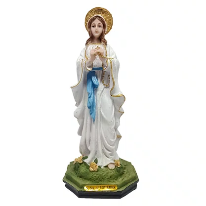 Imagem de Nossa Senhora Lourdes de Resina Nacional - 22 cm