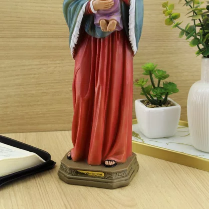 Imagem de Nossa Senhora Maria Mãe de Deus de Resina Nacional - 30 cm