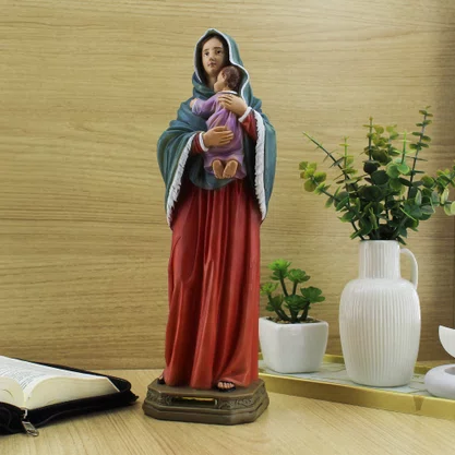 Imagem de Nossa Senhora Maria Mãe de Deus de Resina Nacional - 30 cm