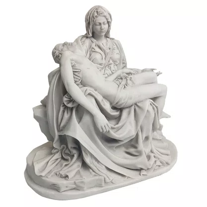 Imagem de Nossa Senhora Pietá de Mármore - 26 cm