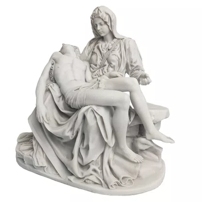 Imagem de Nossa Senhora Pietá de Mármore - 26 cm